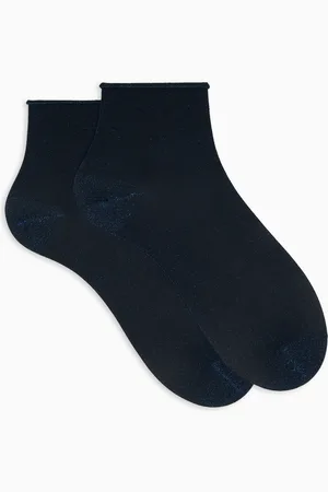 Gallo Calze cortissime donna blu oltremare tinta unita