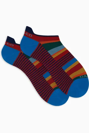 Gallo Sneakers donna cotone righe multicolor e windsor