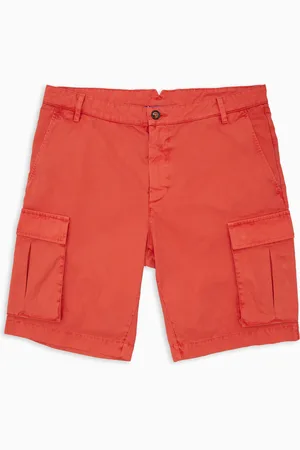 Gallo Bermuda cargo uomo cotone tinto capo tinta unita