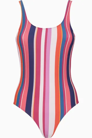 Gallo Costume intero donna righe multicolor