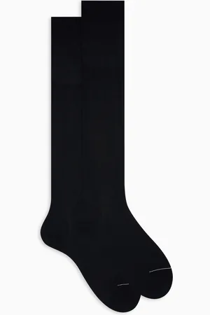 Gallo Calze lunghe uomo cotone tinta unita
