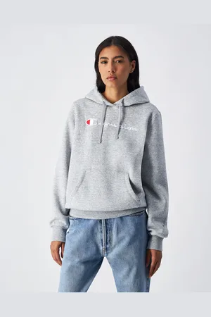 Champion Felpa Slim Fit con cappuccio con logo grande Donna