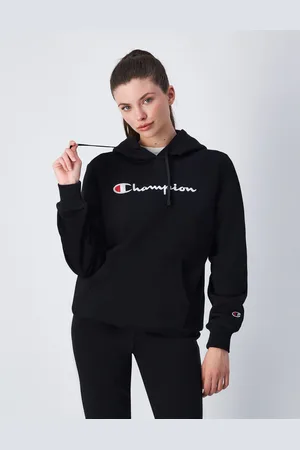 Champion Felpa Slim Fit con cappuccio con logo grande Donna