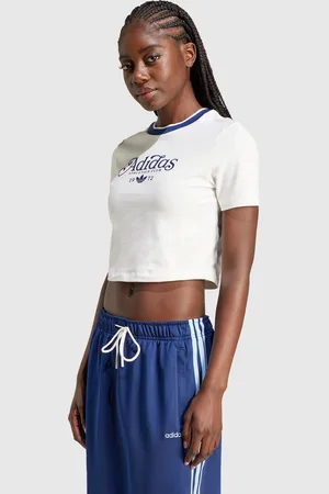 adidas T-Shirt Graphic Badge Slim 3-Stripes Donna