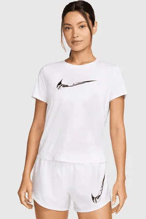 Nike Top da running a manica corta con grafica Dri-FIT Donna