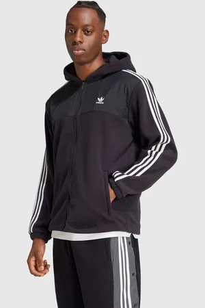 adidas Felpa con cappuccio adicolor 3-Stripes Teddy Fleece Uomo
