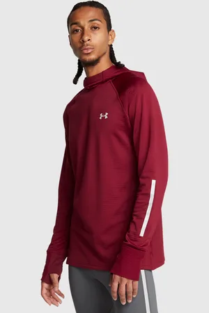 Under Armour T-Shirt Manica Lunga UA Launch Elite Balaclava Cardinal Uomo