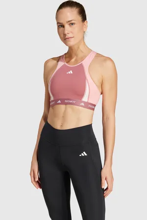 adidas Reggiseno sportivo TECHFIT Medium-Support Rosa Donna