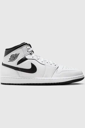 Nike Nike Air Jordan 1 Mid White Black Uomo