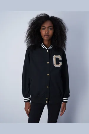 Champion Giacca Bomber Con Logo College Donna