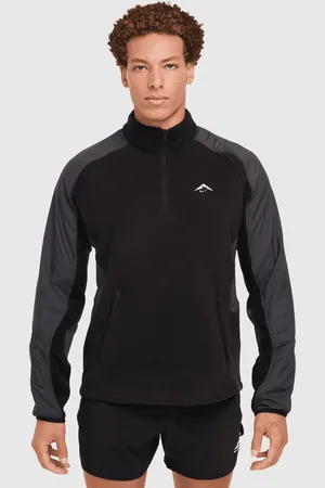 Nike Maglia in fleece da running con zip a 1/4 Trail Polartec Uomo