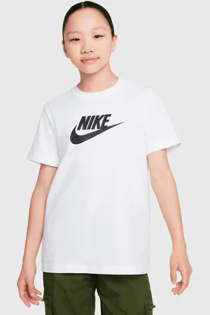 Nike T-Shirt Futura Con Logo Sul Petto Bambina