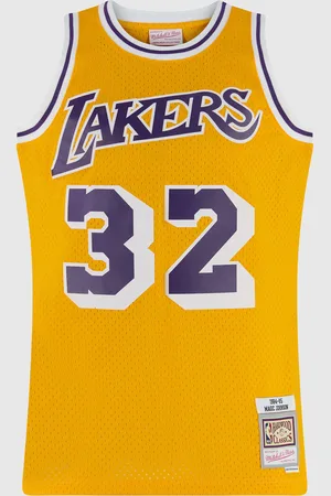 Mitchell & Ness Canotta Los Angeles Lakers - Magic Johnson 84-85 Uomo
