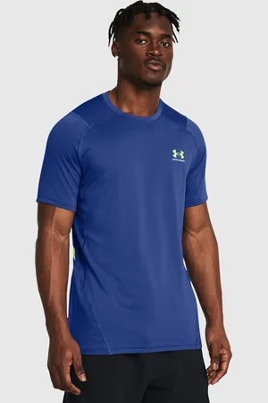 Under Armour Maglia a maniche corte HeatGear® Fitted Graphic Tech Blue Uomo