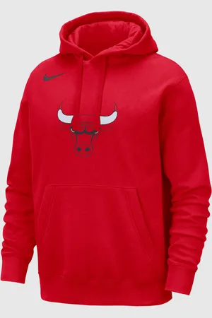 Nike Felpa Con Cappuccio Club Chicago Bulls Uomo