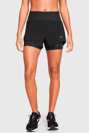 Nike Shorts da running 2-in-1 a vita media con tasche 8 cm Donna