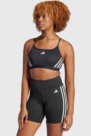 adidas Reggiseno sportivo Aeroreact Training Light-Support 3-Stripes Donna