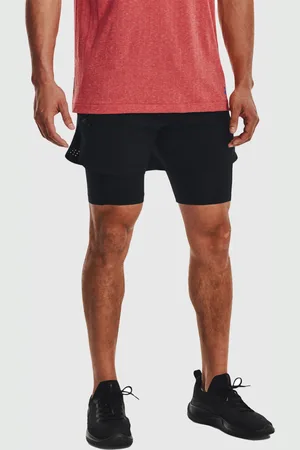 Under Armour Shorts UA Peak Woven 2-in-1 Black Uomo