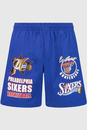 Mitchell & Ness Multi Hit Nylon Shorts Vintage Logo Philadelhia 76ers Uomo