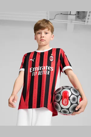 PUMA Maglia Home AC Milan 24/25 Rosso Bambino