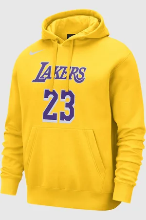 Nike Felpa Con Cappuccio Los Angeles Lakers LeBron James 23 Uomo