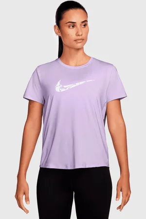 Nike One Swoosh Top da Running a Manica Corta Dri-FIT Donna