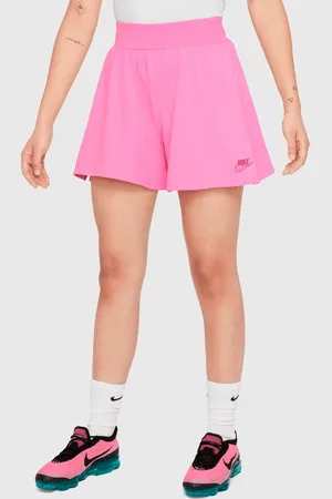 Nike Sportswear Shorts In Jersey Rosa Bambina