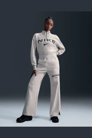 Nike Pantaloni a vita alta con logo Phoenix Fleece Donna