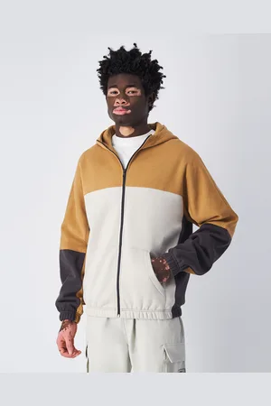 Champion Felpa Colour Block con cappuccio e cerniera Uomo