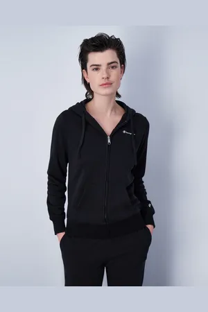 Champion Felpa Con Cappuccio Full-Zip Logo Donna