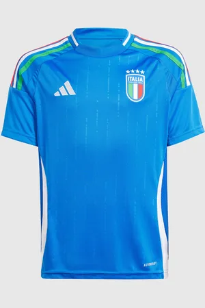 adidas Maglia Home Italia 2024 Azzurri Bambino