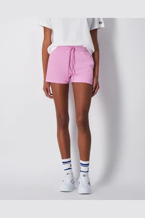 Champion Shorts Icons Mini Logo Rosa Donna