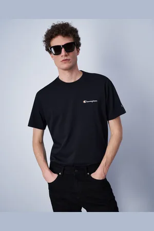 Champion T-Shirt In Cotone Con Logo Grande Uomo