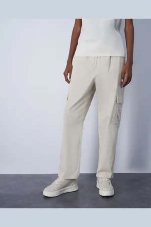 Champion Pantaloni Cargo Con C Logo Patch Donna