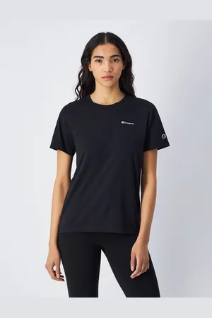 Champion T-shirt in jersey con logo piccolo Donna