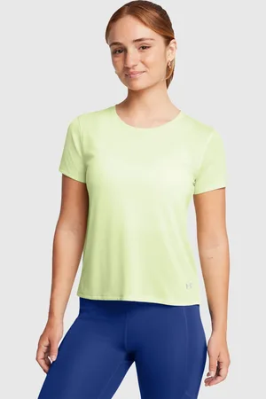 Under Armour Maglia a maniche corte UA Launch Retro Green Donna