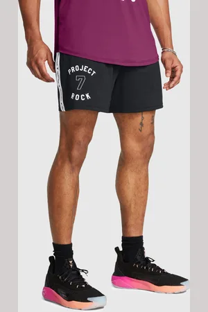 Under Armour Short Project Rock Mesh Black Uomo