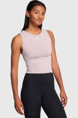 Under Armour Canotta UA Train Seamless Tetra Gray Donna
