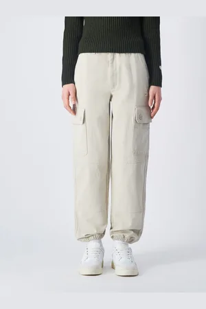 Champion Pantaloni Cargo Con Polsini in Cotone Organico Donna