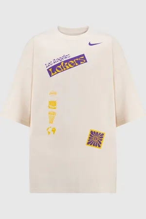 Nike T-Shirt grafica Oversize Los Angeles Lakers Uomo