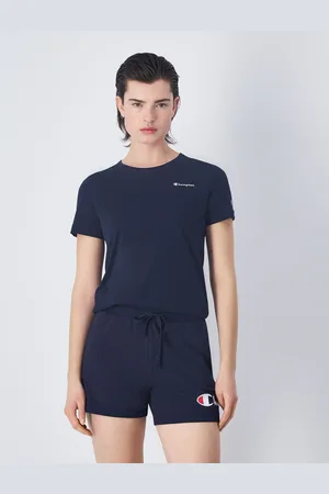 Champion T-Shirt Girocollo Con Logo Piccolo Donna