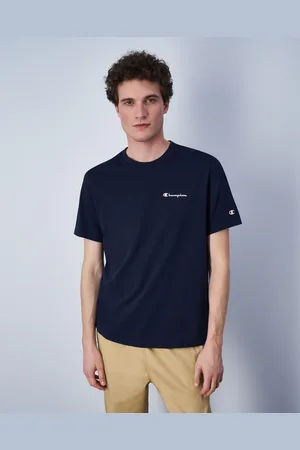 Champion T-Shirt In Cotone Con Logo Grande Uomo