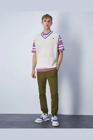 Champion Pantaloni Con Polsini e Laccetti Uomo