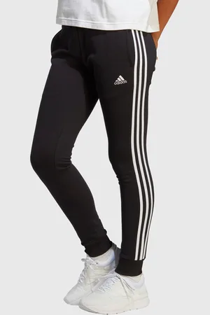 adidas Pantaloni Essentials 3-Stripes French Terry Cuffed Donna