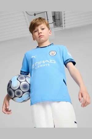 PUMA Maglia Home Manchester City 24/25 Azzurro Bambino
