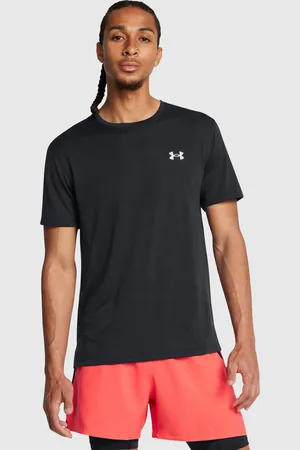 Under Armour T-Shirt UA Launch Camo Black Uomo