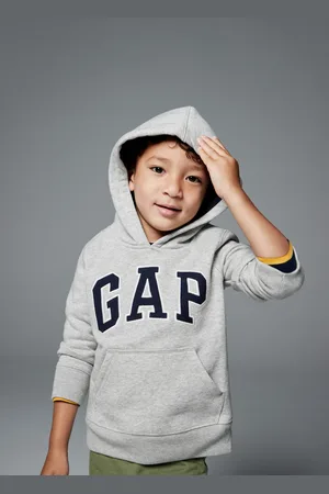 GAP Felpa con cappuccio e patch logo, , Taglia 0-3M/46-58