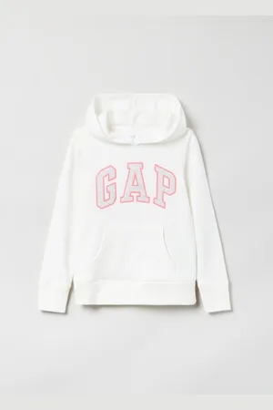 GAP Felpa con cappuccio e patch logo, Bambina, , Taglia XS/99-114