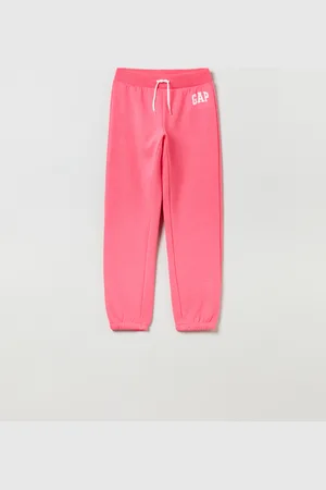GAP Joggers in felpa con stampa logo, Bambina, , Taglia XS/99-114