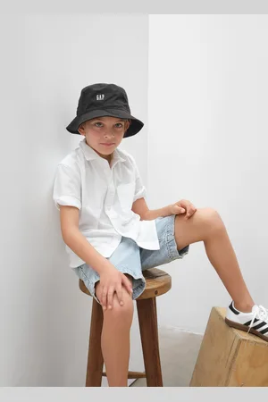 GAP Camicia in oxford con taschino, Bambino, , Taglia S/114-130